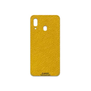 MAHOOT Mustard-Leather Cover Sticker for Samsung Galaxy A40