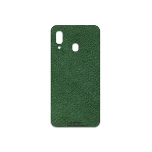 MAHOOT Green-Leather Cover Sticker for Samsung Galaxy A40