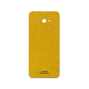 MAHOOT Mustard-Leather Cover Sticker for Samsung Galaxy J4 Plus