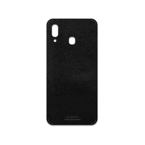 MAHOOT Black-Leather Cover Sticker for Samsung Galaxy A30