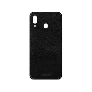 MAHOOT Black-Leather Cover Sticker for Samsung Galaxy A20