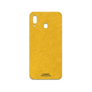MAHOOT Mustard-Leather Cover Sticker for Samsung Galaxy A30
