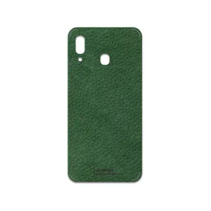 MAHOOT Green-Leather Cover Sticker for Samsung Galaxy A20