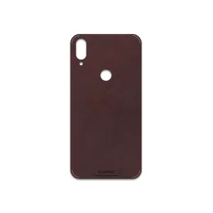 MAHOOT Matte-Dark-Brown-Leather Cover Sticker for Xiaomi Mi Play
