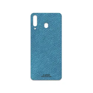 MAHOOT Blue-Leather Cover Sticker for Samsung Galaxy M30