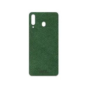MAHOOT Green-Leather Cover Sticker for Samsung Galaxy M30