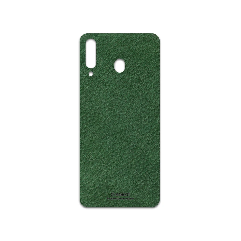 برچسب پوششی ماهوت مدل Green-Leather مناسب برای گوشی موبایل سامسونگ Galaxy M30