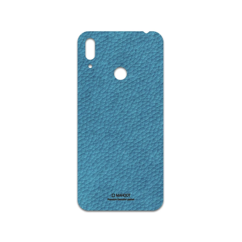 برچسب پوششی ماهوت مدل Blue-Leather مناسب برای گوشی موبایل هوآوی Y7 Prime 2019