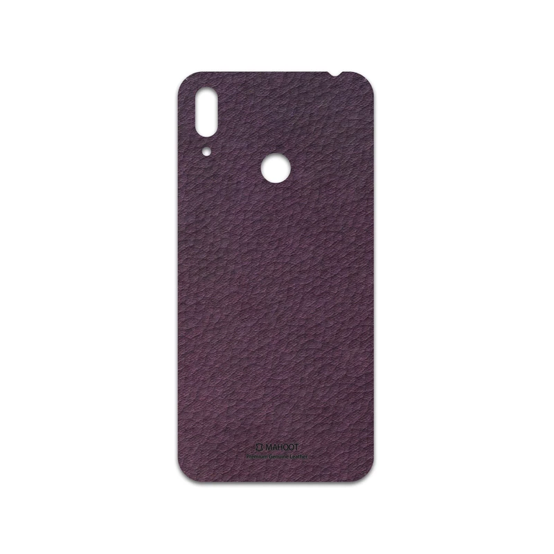 برچسب پوششی ماهوت مدل Purple-Leather مناسب برای گوشی موبایل هوآوی Y7 Prime 2019