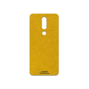 MAHOOT Mustard-Leather Cover Sticker for Nokia 5.1 Plus