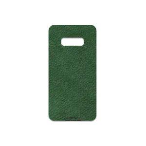 MAHOOT Green-Leather Cover Sticker for Samsung Galaxy S10e
