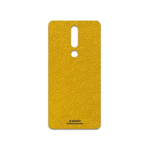 MAHOOT Mustard-Leather Cover Sticker for Nokia 3.1 Plus
