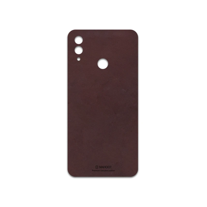 برچسب پوششی ماهوت مدل Matte-Dark-Brown-Leather مناسب برای گوشی موبایل آنر 10 Lite