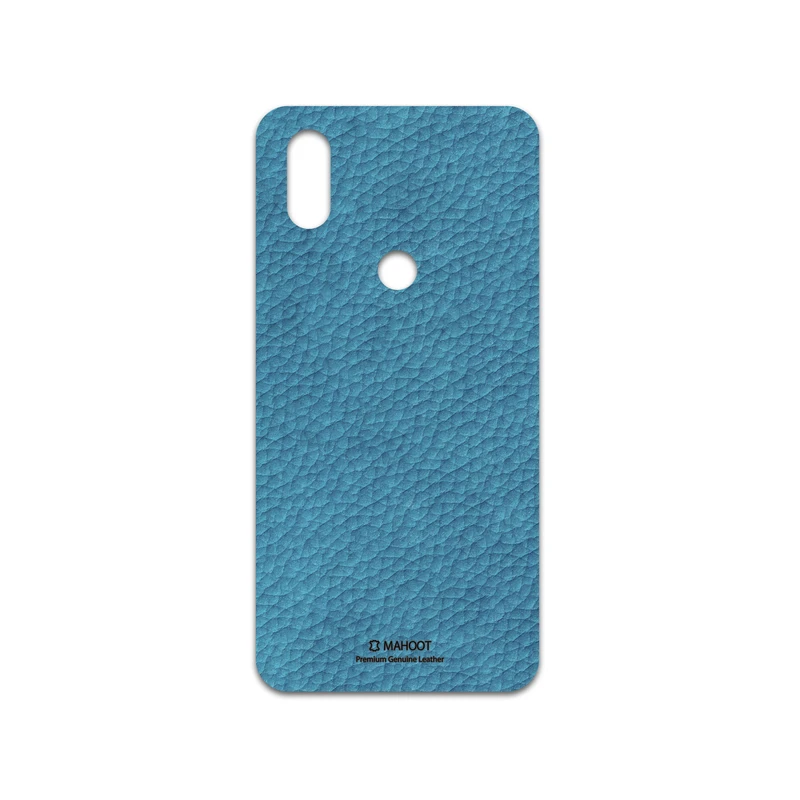 برچسب پوششی ماهوت مدل Blue-Leather مناسب برای گوشی موبایل شیائومی Mi Mix 3