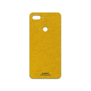MAHOOT Mustard-Leather Cover Sticker for Xiaomi Mi 8 Lite