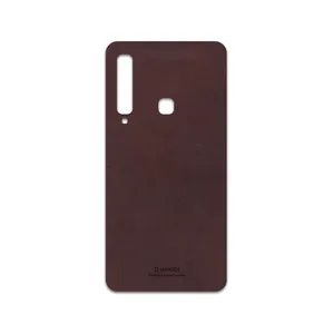 MAHOOT Matte-Dark-Brown-Leather Cover Sticker for Samsung Galaxy A9 2018