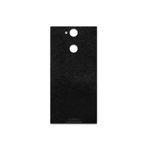 MAHOOT Black-Leather Cover Sticker for Sony Xperia XA2