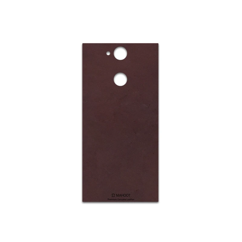 برچسب پوششی ماهوت مدل Matte-Dark-Brown-Leather مناسب برای گوشی موبایل سونی Xperia XA2