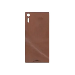 MAHOOT Matte-Natural-Leather Cover Sticker for Sony Xperia XZ