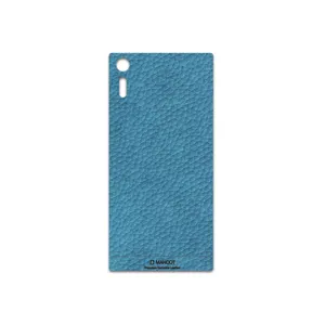 MAHOOT Blue-Leather Cover Sticker for Sony Xperia XZ