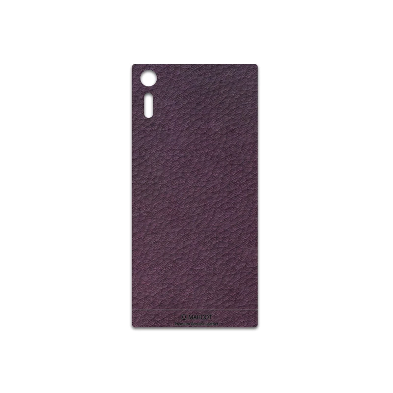 برچسب پوششی ماهوت مدل Purple-Leather مناسب برای گوشی موبایل سونی Xperia XZ