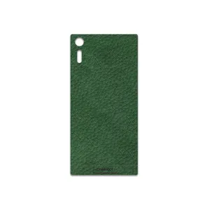 MAHOOT Green-Leather Cover Sticker for Sony Xperia XZ