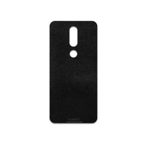 MAHOOT Black-Leather Cover Sticker for Nokia 7.1