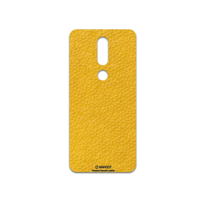 برچسب پوششی ماهوت مدل Mustard-Leather مناسب برای گوشی موبایل نوکیا 7.1