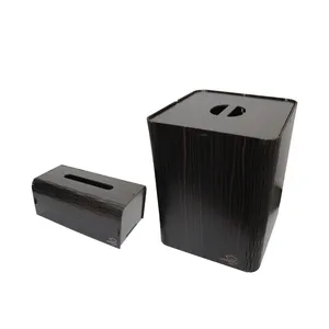 ست سطل و جای دستمال کاغذی مستر وود مدل 104