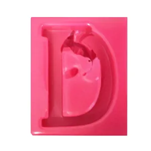 قالب فوندانت طرح حرف D کد 32552