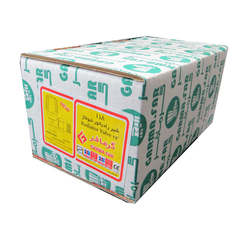 شیر رادیاتور گرما فر کد 11 مجموعه 2 عددی