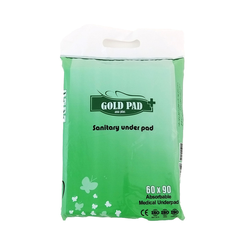 پد زیر انداز بیمار گلدپد مدل M-86 مجموعه 30 عددی