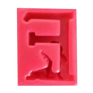 قالب فوندانت طرح حروف انگلیسی و فرشته حرف F کد 32554
