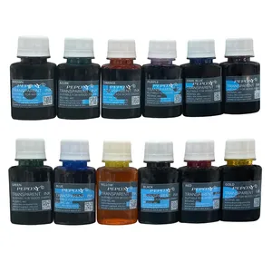 جوهر رنگ رزین اپوکسی پپوکسی مدل Resin Dye حجم 80 میلی لیتر بسته 12 عددی