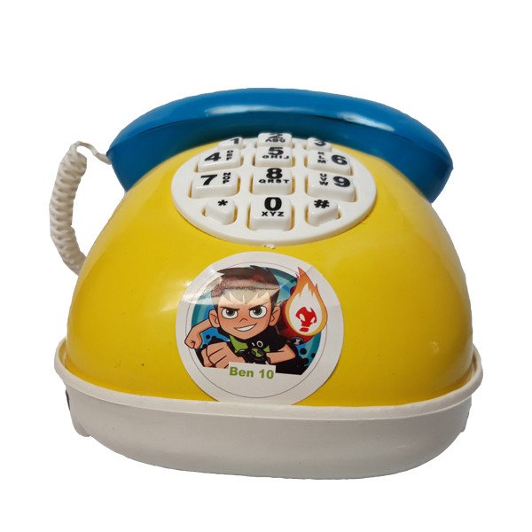 قلک طرح اسباب بازی تلفن و ماشین