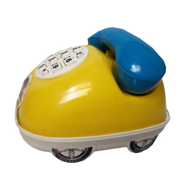 قلک طرح اسباب بازی تلفن و ماشین