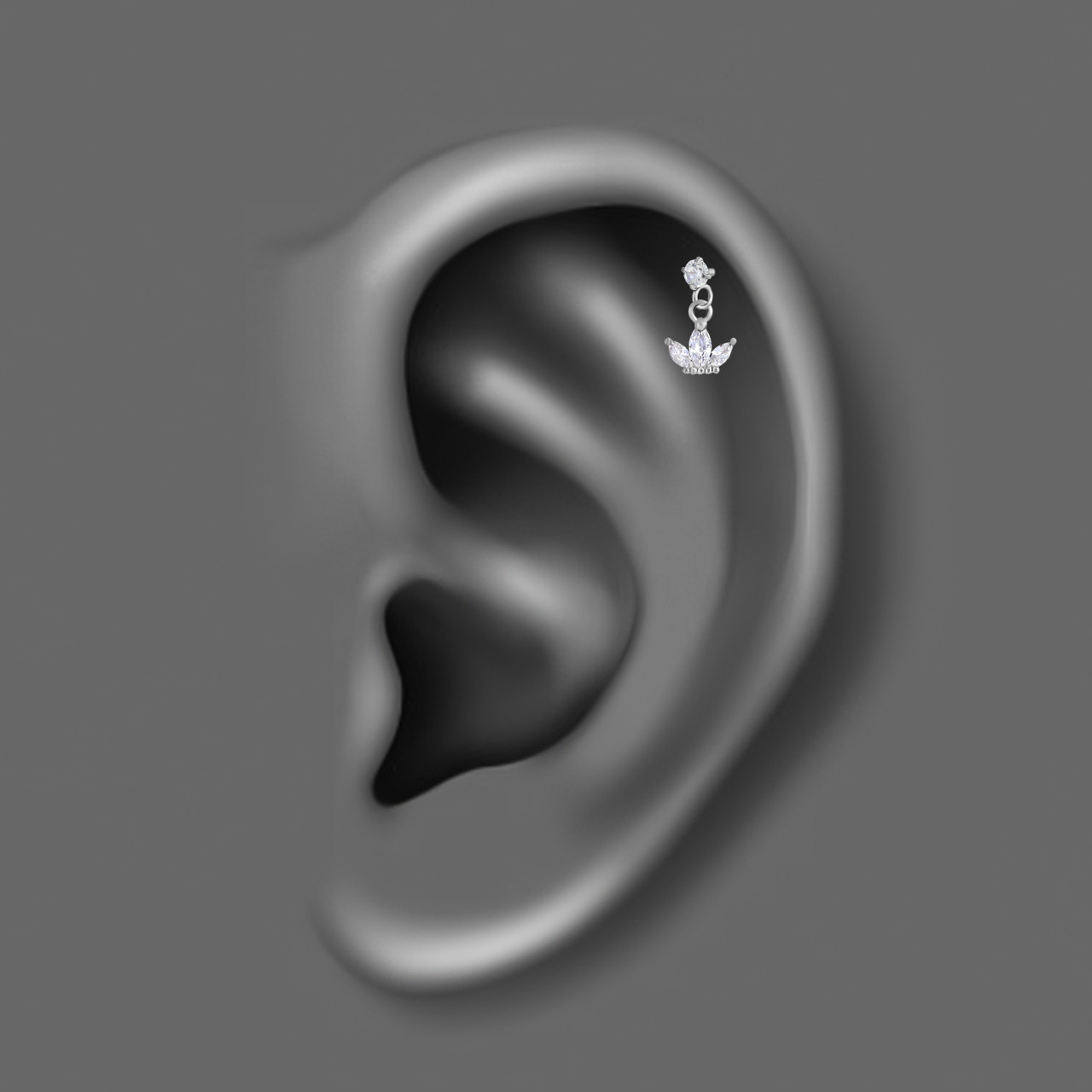 پیرسینگ گوش اقلیمه کد HS86