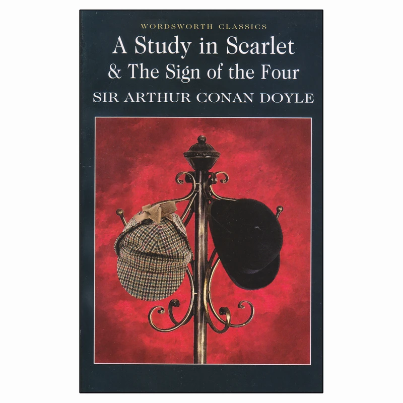 کتاب A Study in Scarlet & The Sign of The Four اثر Sir Arthur Conan Doyle انتشارات Wordsworth Classics