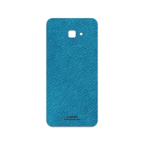 MAHOOT Blue-Leather Cover Sticker for Samsung Galaxy J4 Core