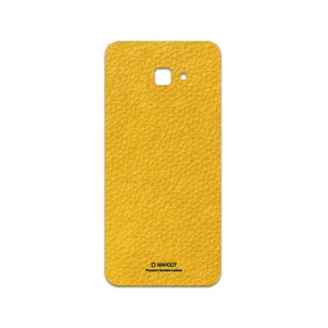 MAHOOT Mustard-Leather Cover Sticker for Samsung Galaxy J4 Core