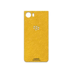 MAHOOT Mustard-Leather Cover Sticker for BlackBerry Keyone-DTEK70
