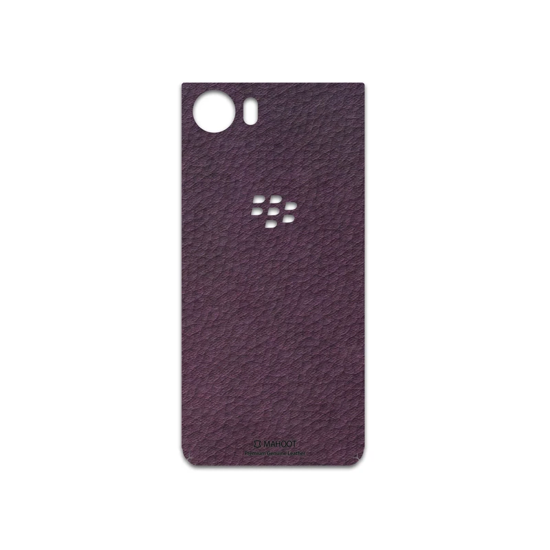 برچسب پوششی ماهوت مدل Purple-Leather مناسب برای گوشی موبایل بلک بری Keyone-DTEK70