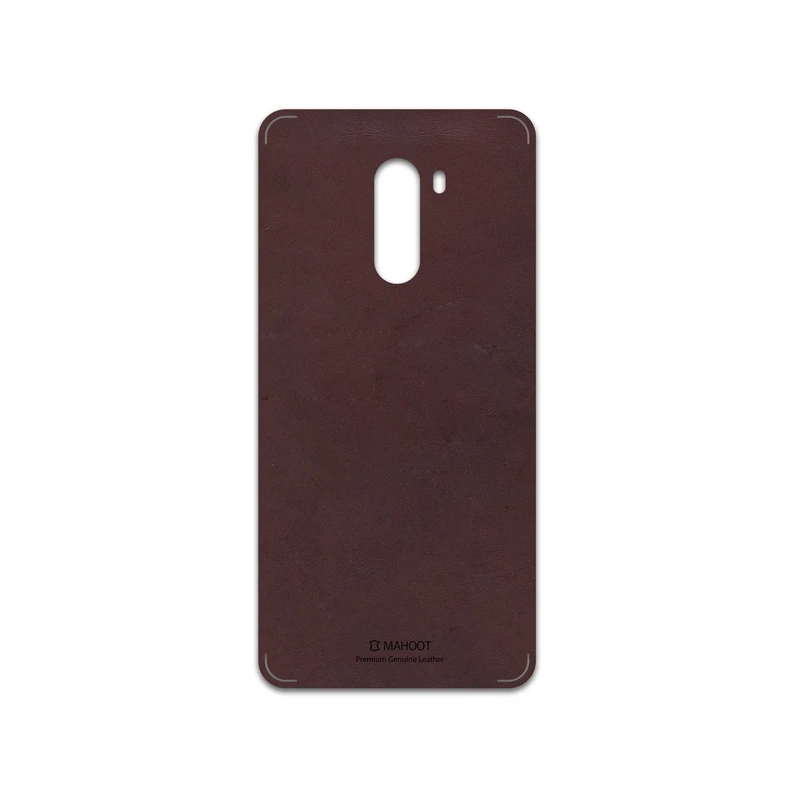 برچسب پوششی ماهوت مدل Matte-Dark-Brown-Leather مناسب برای گوشی موبایل شیائومی POCOPHONE F1
