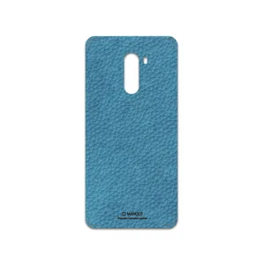 MAHOOT Blue-Leather Cover Sticker for Xiaomi POCOPHONE F1