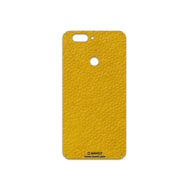 برچسب پوششی ماهوت مدل Mustard-Leather مناسب برای گوشی موبایل الفون P8 Mini