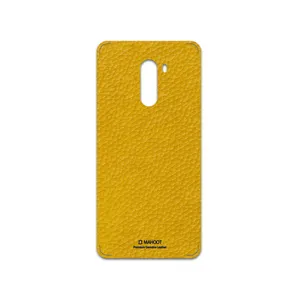 MAHOOT Mustard-Leather Cover Sticker for Xiaomi POCOPHONE F1