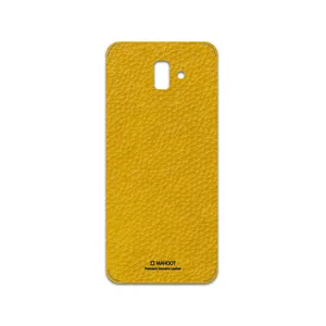 MAHOOT Mustard-Leather Cover Sticker for Samsung Galaxy J6 Plus