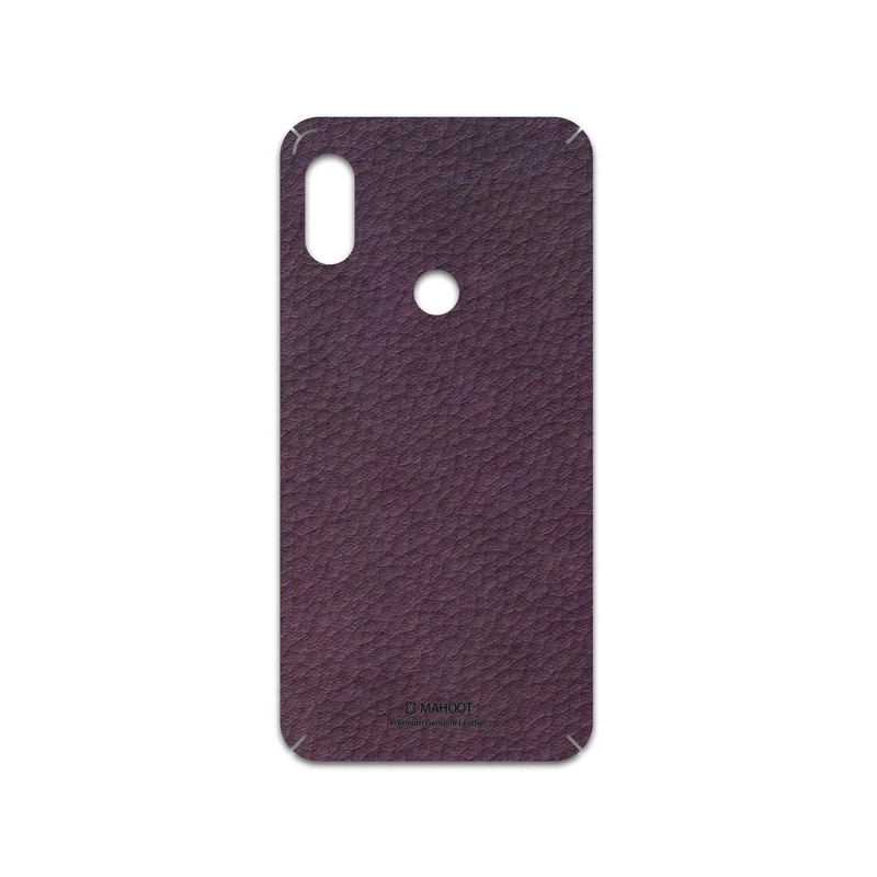 برچسب پوششی ماهوت مدل Purple-Leather مناسب برای گوشی موبایل شیائومی Redmi Note 6 Pro