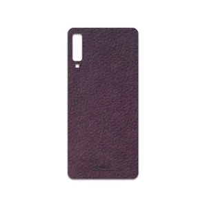 MAHOOT Purple-Leather Cover Sticker for Samsung Galaxy A7 2018