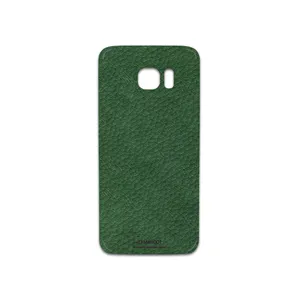 MAHOOT Green-Leather Cover Sticker for Samsung Galaxy S7 Edge